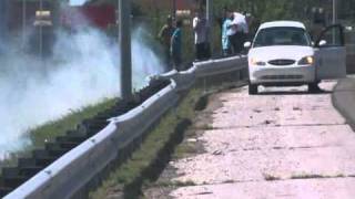 Admiral Twin Drive-In Goes Up in Flames