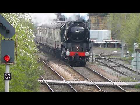 34052 "Lord Dowding" At Wrexham on 29th April 2018