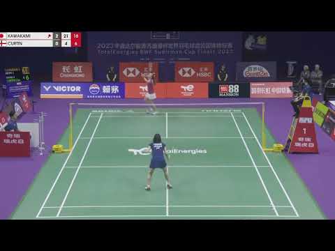 2023 Sudirman Cup 🏸 - WS - Saena Kawakami (JPN) 🇯🇵 🆚 Lisa Curtin (ENG) 🏴󠁧󠁢󠁥󠁮󠁧󠁿