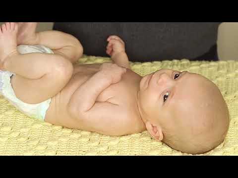 Newborn Salve is used on baby to moisturize, massage skin and clean those squishy rolls and folds.