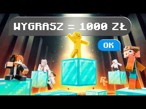 WHO IS THE LAST ON THE BLOCK WINS 1000 ZLOTY in MINECRAFT