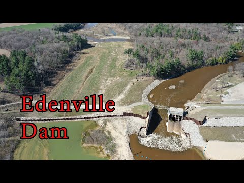 M30 Bridge Update! Edenville - Tobacco River Dam Current Suspension State! Drone - Dam Collapse
