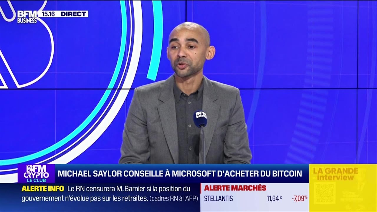 BFM Crypto, le Club : Michael Saylor conseille à Microsoft d’acheter du Bitcoin