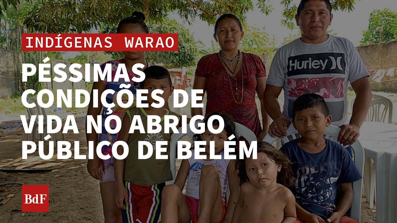 Indígenas Warao sofrem com péssimas condições de vida no abrigo público de Belém