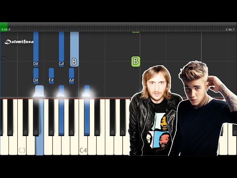 2U Justin Bieber Piano Tutorial