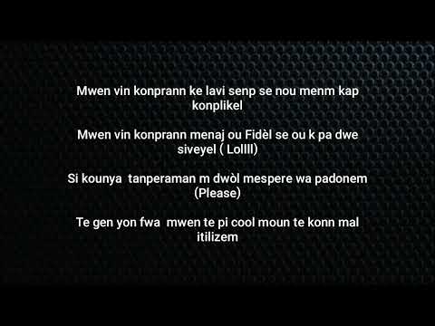 M Vin Konprann (Freestyle) (Liriks Video) By: Bensky