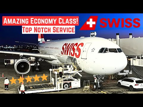TRIP REPORT | Swiss’s 5 Star Economy Class! | Airbus A330-300 | Chicago to Zurich
