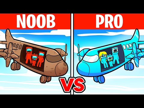 NOOB vs PRO PLANE BUILDING BATTLE!