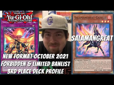 Yugioh New Format October 2021 Banlist Locals 3rd Place Deck Profile- Salamangreat - Andrew Coldiron