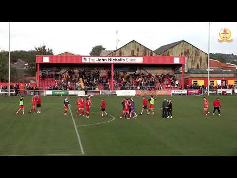 Post Match scenes as Banbury beat Bath 1-0 to reach First Round Proper of FA Cup in front of 1,535