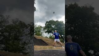 サッカー日本代表ユニフォームを着て公園で筋トレとシュート練習してみた！