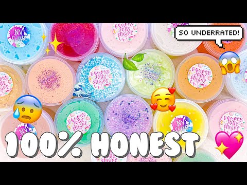 UNDERRATED INSTAGRAM SLIME SHOP REVIEW 💖 Peachy Jelly, Snoof, & NV