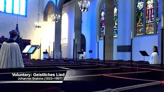 Choir Anthem: Geistliches Lied (September 13, 2020)