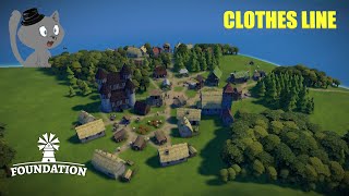 Foundation Gameplay | The Clothing Line | Common Clothes For The Commoners