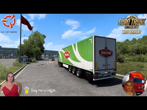 Euro Truck Simulator 2 (1.48.5) Delivery To Tirana Albania DLC West Balkans + DLC's & Mods
