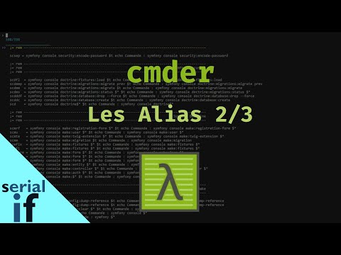 Cmder - 03 : Les alias suite