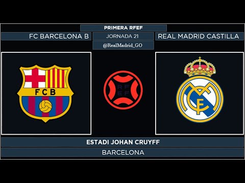 FC Barcelona B - Real Madrid Castilla | 1ª RFEF 2021/22 | Jornada 21
