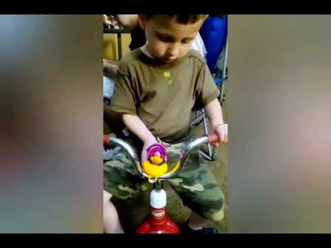 Rubber Duck Bicycle Squeaker and Light