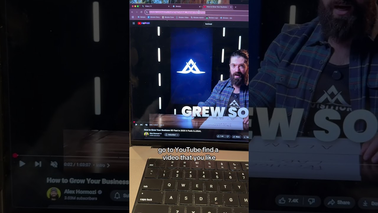 the app was called “Blotato” #contentcreator #digitalmarketing #socialmediamarketing