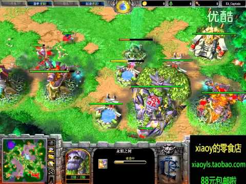 【准备不足？】魔兽争霸xiaoy解说remind vs hopestar AI