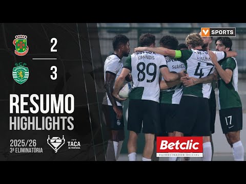 Resumo: P. Ferreira 2-3 Sporting (Taça de Portugal 25/26)
