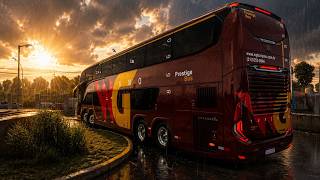 Download lagu ETS2 1.59 | Realistic Bus Driving | Scania G8 Marcopolo 1800 DD | POV 4K | #ets2 mp3
