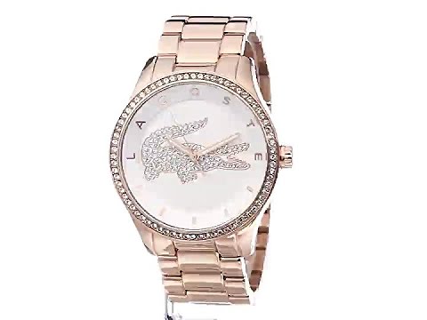 Lacoste Women's 2000828 Victoria Rose Gold-Tone Stainless Steel Watch