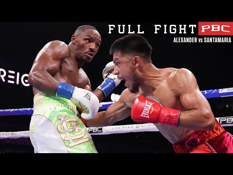Alexander vs SantaMaria FULL FIGHT: August 7, 2021 | PBC on FOX