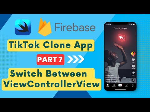 TikTok Clone iOS 16 Swift Part 7 | Switch Between View Controllers