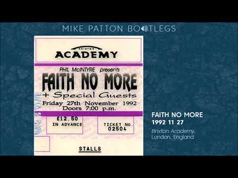 1992/11/27 Faith No More - Brixton Academy, London, England