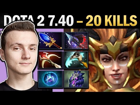 Lina Pro Mid with Daedalus and Aghanims - Gameplay Dota