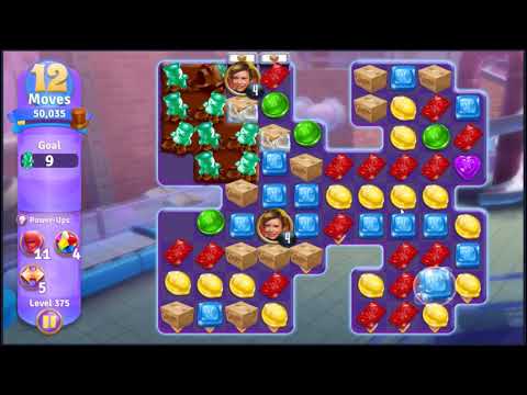 Wonka's World of Candy Level 375 - NO BOOSTERS + FULL STORY 🍫 | SKILLGAMING ✔️