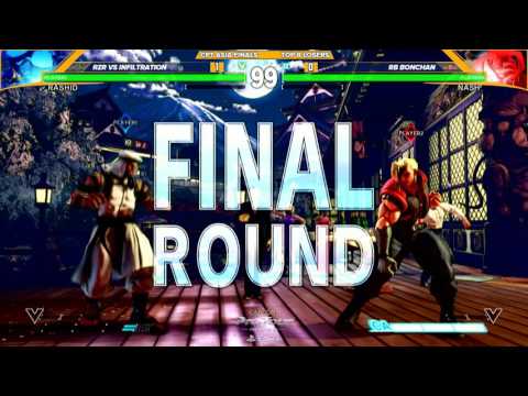 SFV: RZR VS Infiltration vs RB Bonchan - CPT Asia Finals Top 8 - CPT2016 RAW