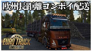 【ETS2】久々のマルチプレイで長距離配送［PC］