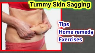 Tummy Skin Sagging exercises │How to Tighten Loose Belly Skin│How to get rid of loose skin