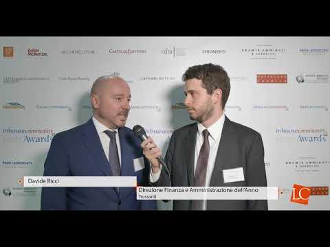 Davide Ricci - Inhousecommunity Awards 2017 by inhousecommunity.it