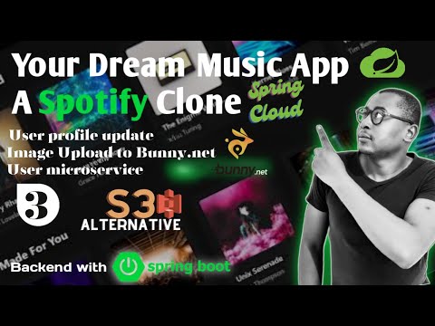 3. Build a Spotify Clone Music App -  User Profile Update & Image Upload with BunnyNet Integration