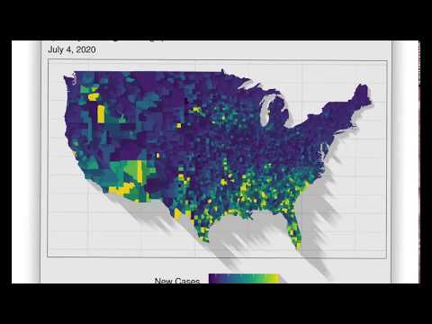 This 3D Rendering Of COVID-19 Cases In The US Per Capita Really Puts Things In Sobering Perspective