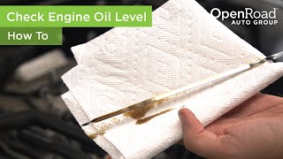 How To Check Your Engine Oil Level | OpenRoad Auto group