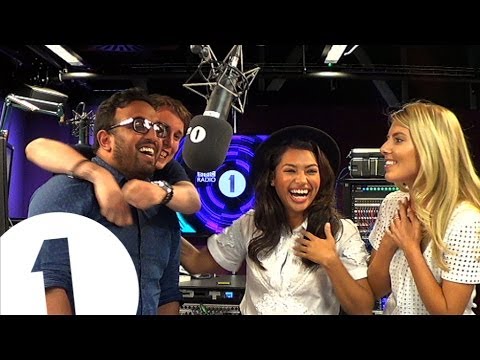 The Saturdays FLIRT outrageously with a normal guy - watch him squirm!
