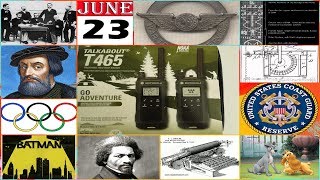  TODAY IN HISTORY - 23 JUNE - ON THIS DAY HISTORICAL EVENTS - DAY