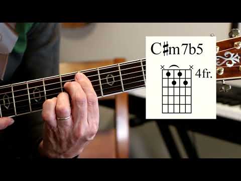 C#m7b5 guitar chord - what the?