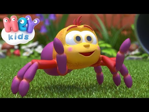 Incy Wincy Spider song + karaoke 🕷️ HeyKids