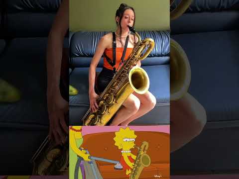 Lisa Simpson Saxofón/Saxophone escena del sillón 🎷