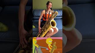 Lisa Simpson Saxofón/Saxophone escena del sillón 🎷