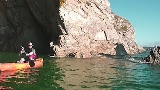 preview picture of video 'Kayak Trip - Maenporth to Helford River - Cornwall UK'