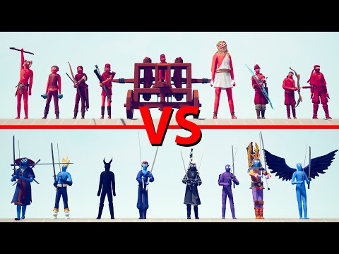 RANGED GODS Team vs DEFLECT GODS Team - Totally Accurate Battle Simulator TABS