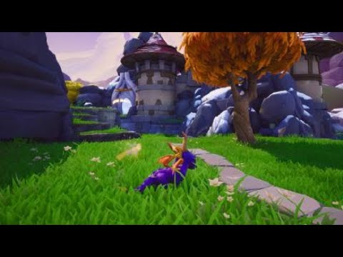 Spyro Reignited Trilogy walkthrough-pt 36-sunrise spring homeworld and sheilas alp