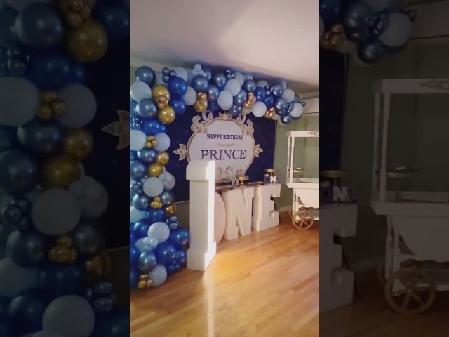 Vídeo relacionado con Azul marino y oro decoraciones de cumpleaños para hombres mujeres,de oro para cumpleaños compromiso aniversario partido decoración traje