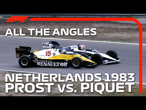 Alain Prost and Nelson Piquet's Crash - All The Angles | 1983 Dutch Grand Prix